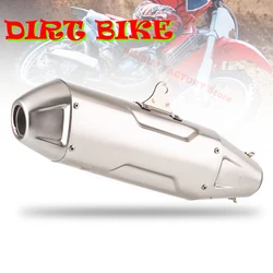 Dirt Bike 51mm Universal Off Road Exhaust Pipe Right Left Side Muffler Escape Moto for KLX 250 SX-F 350 EXC CRF450 xl750 dr650s