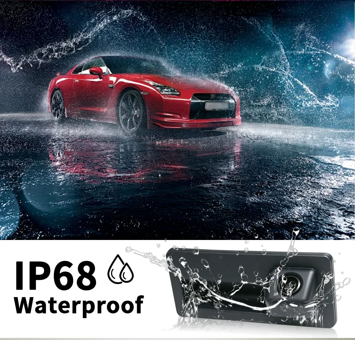 CVBS AHD Auto-Rückfahrkamera Wasserdicht für VW Volkswagen Golf Passat B5 Tiguan Jetta MK6 Audi A3 A4 A5 Q5 A6 B6 – Detail 8