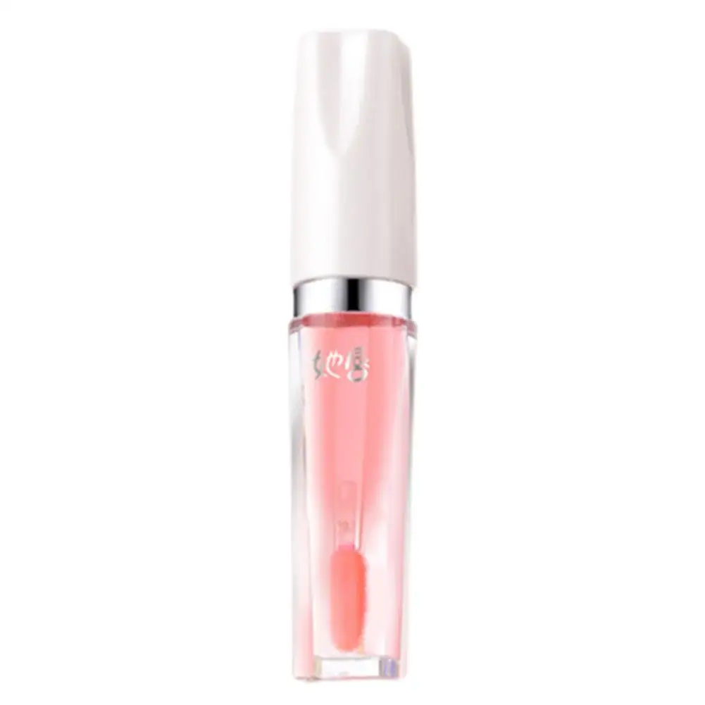 Crystal Jelly Lip Oil-pintalabios que cambia de Color, hidratante, Reduce el cuidado de los labios, hidratante suave, líneas finas, cosméticos V7U6