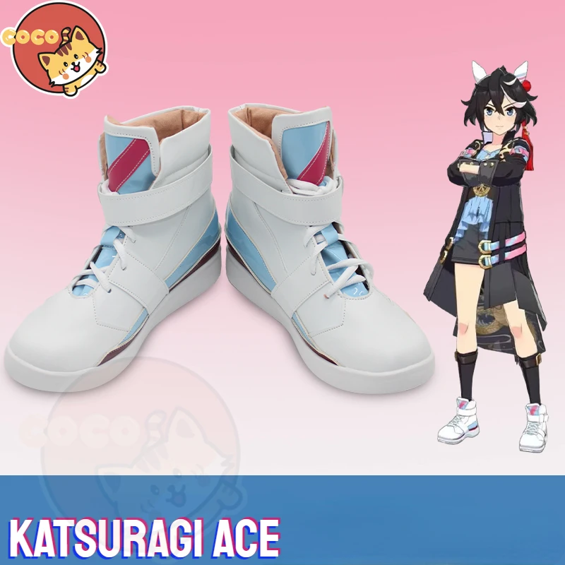 

Uma Musume Katsuragi Ace Cosplay Shoes Game Pretty Derby Cos Katsuragi Ace Cosplay Ankle Boots Unisex Role Play Any Size Shoes