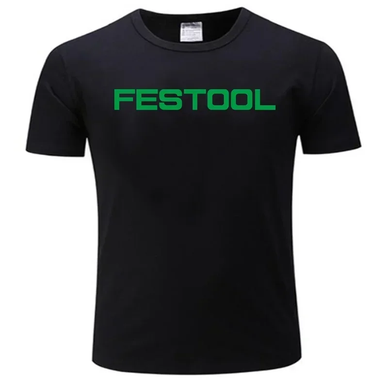 Festool Men Festool Tools cotton summer men T-shirt Tees Mans Tshirt