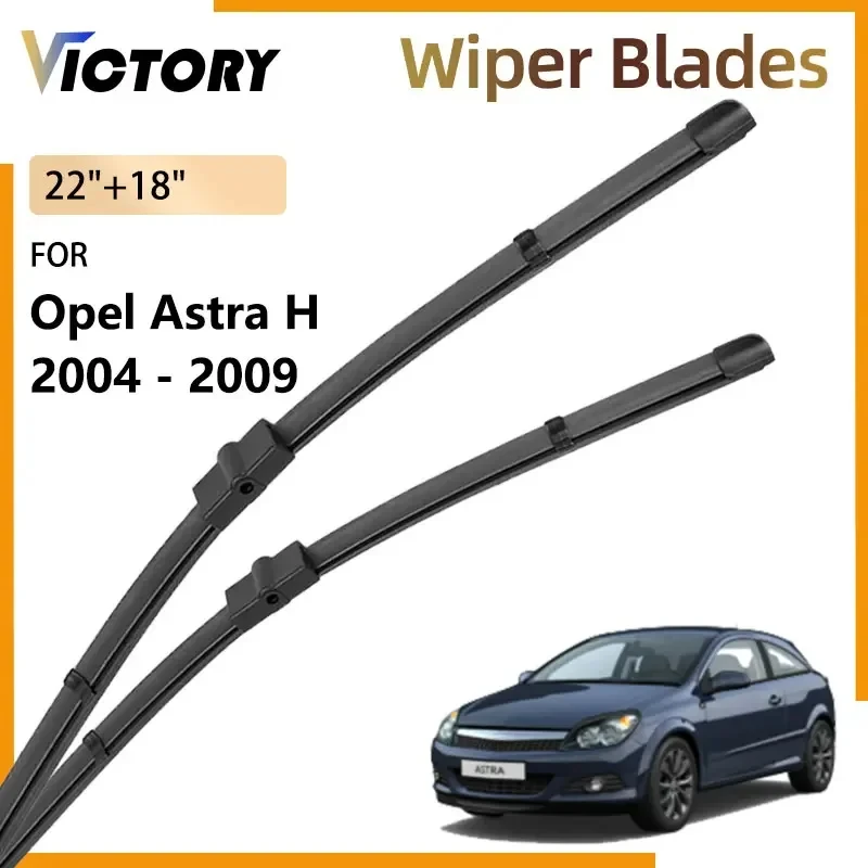 2x untuk Opel Astra H GTC 3 pintu untuk Saturn Chevrolet Holden Vauxhall Astra Chevy Vectra 2004 - 2009 suku cadang bilah Wiper depan mobil