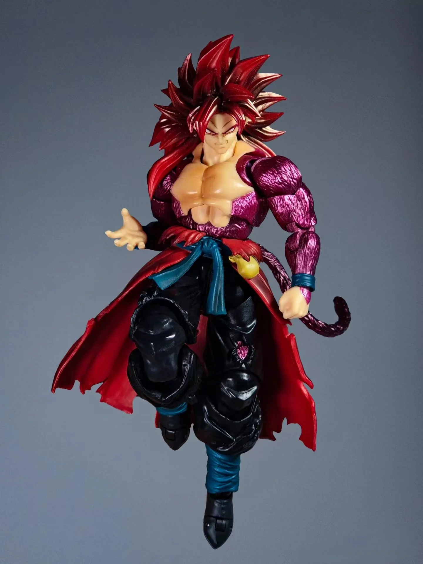 New Anime Dragon Ball Wild Power 3.0 Model Play SHF Super Four Wukong Space Rangers Handmade Model Statue Ornament Toy Gift