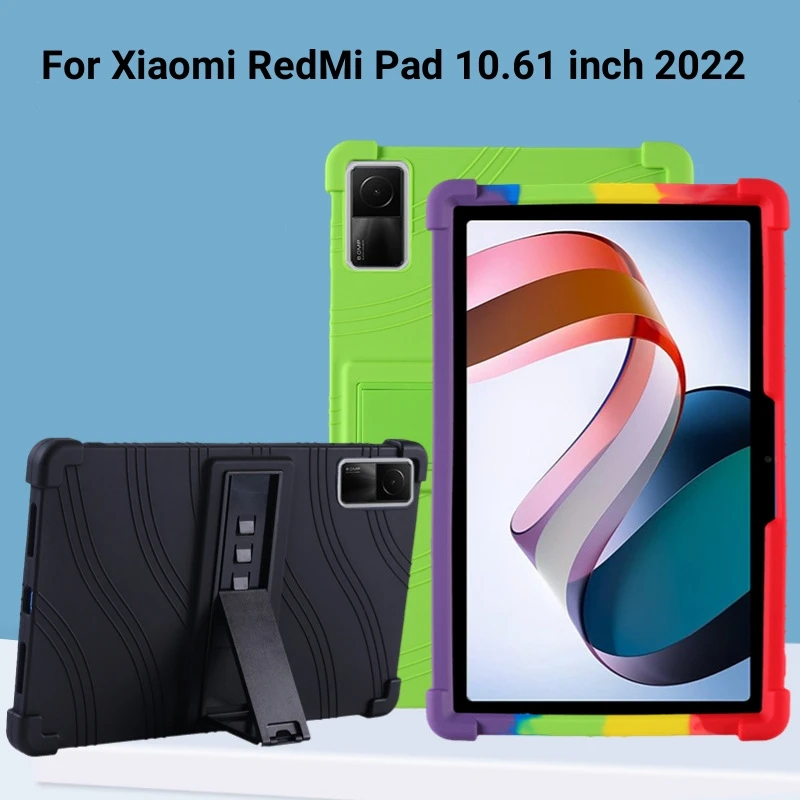 

Чехол для Xiaomi RedMi Pad 10,61 дюйма, 2022 дюйма, мягкий силиконовый Регулируемый Чехол-подставка для RedMi Pad 10,61 дюйма, чехол + ручка