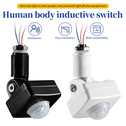 AC 220V 110V PIR Motion Sensor Adjustable Light Switch Human Body Detection Light Sensor Detector for Stairs Corridor Aisle