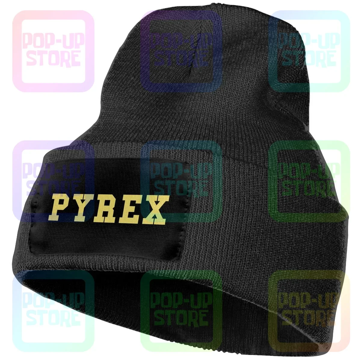 Pyrex -- 19Epb40037 Blueunisex Knitted Beanie Hat Beanies Cap Casual Fashion Adjustable