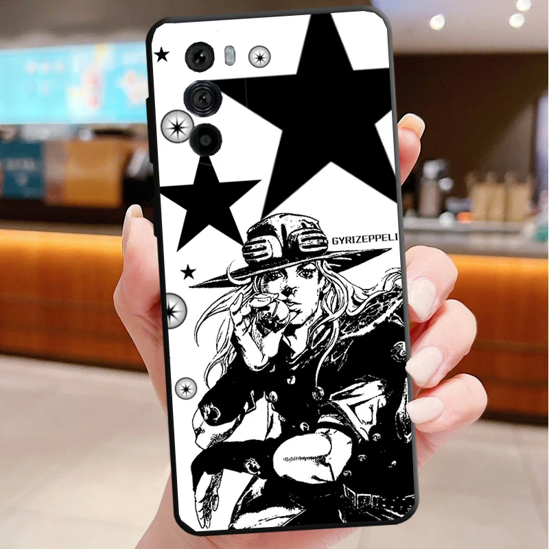 

Phone Case For Motorola Edge 60 50 40 30 Ultra Neo Fusion 50 40 Pro Moto G Stylus G Play G Power G Jojo gyro zeppeli Anime