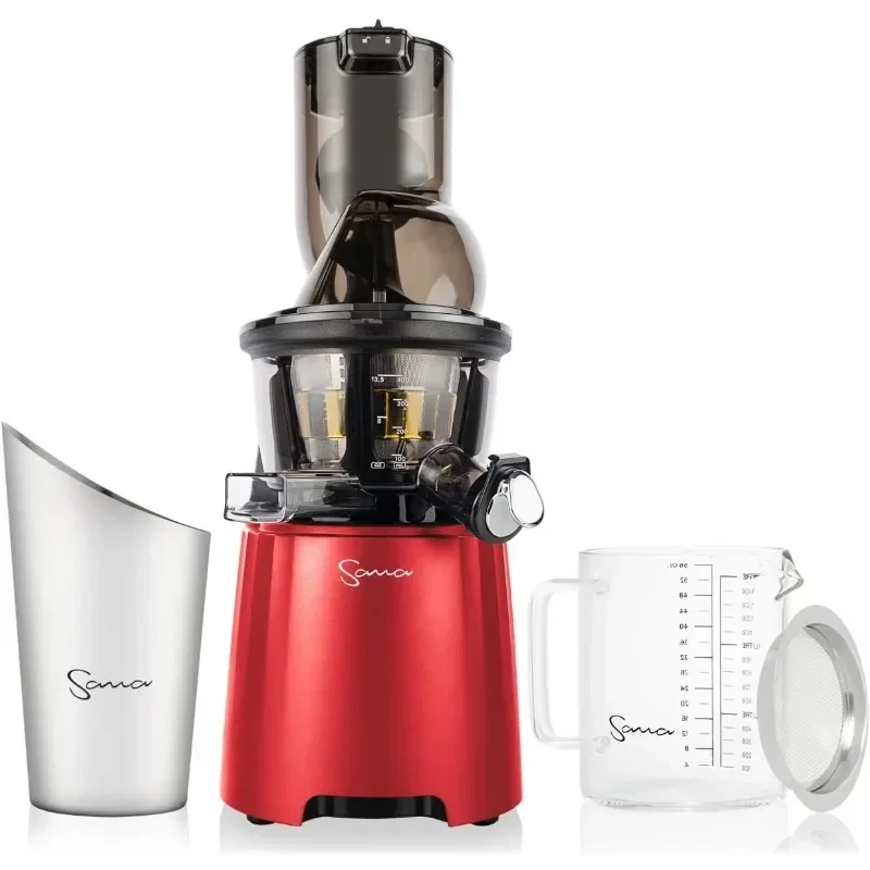 Cold Pressed Vertical Juicer | Patented Trap Door System High Torque Motor Kitchen,Dining & Bar