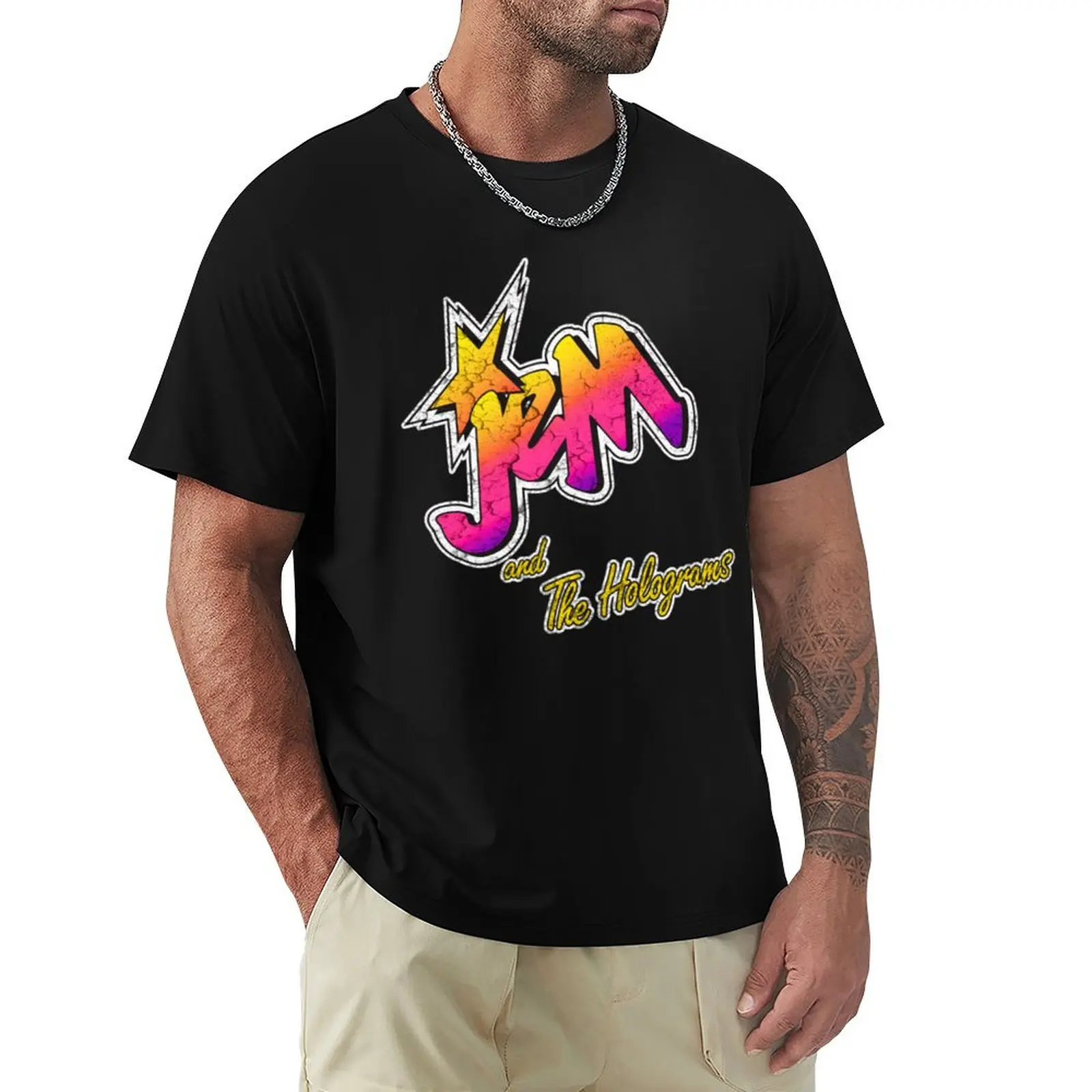 

Jem And The Holograms T-Shirt plus sizes tees korean fashion vintage anime shirt funny t shirts for men