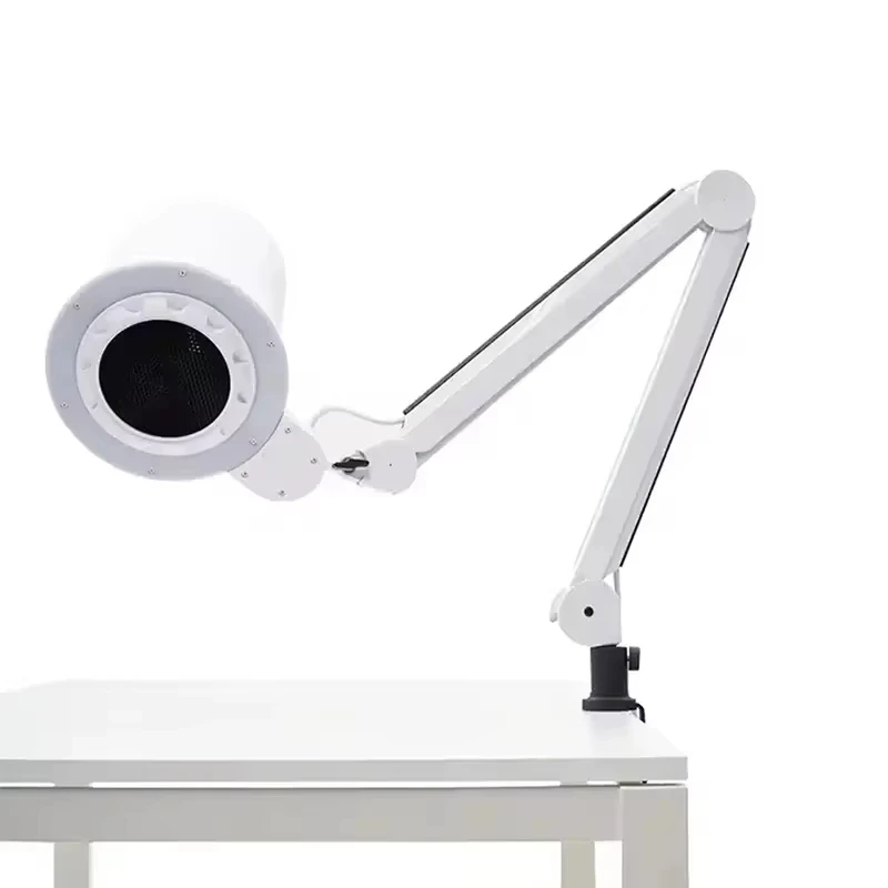 Collettore di polveri per unghie con lampada senza ombre due in uno Oem professionale 4blanc Client per salone di bellezza