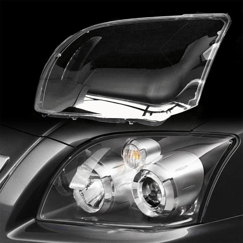 Car Headlight Shell Lamp Shade Transparent Lens Cover Headlight Cover For Toyota Avensis 2006 2007