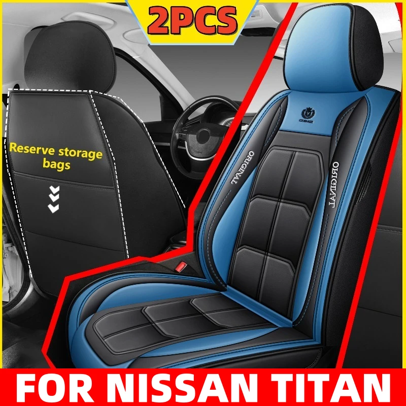 

Car seat cover high quality PU leather soft full wrap muscle seat cover waterproof and wear-resistant FOR NISSAN TITAN