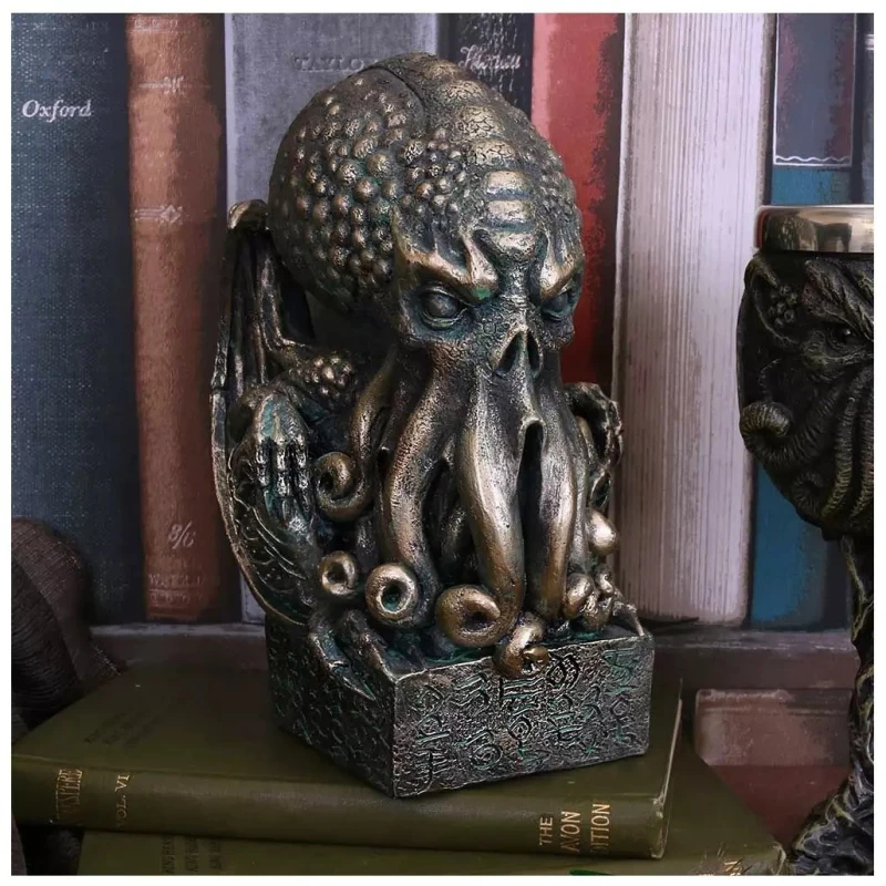 Home Decor Cthulhu Statues Resin Mythological Figure Figurines Home Decoration Octopus Sculpture Desk Accessories Ornaments