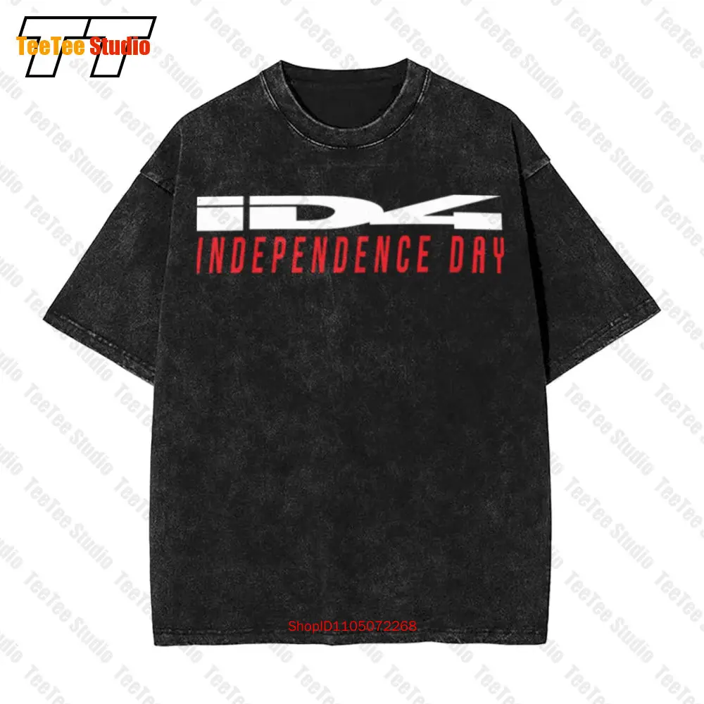 Vintage Independence Day Movie Vintage Oversized T-Shirt Id4 PZ2H