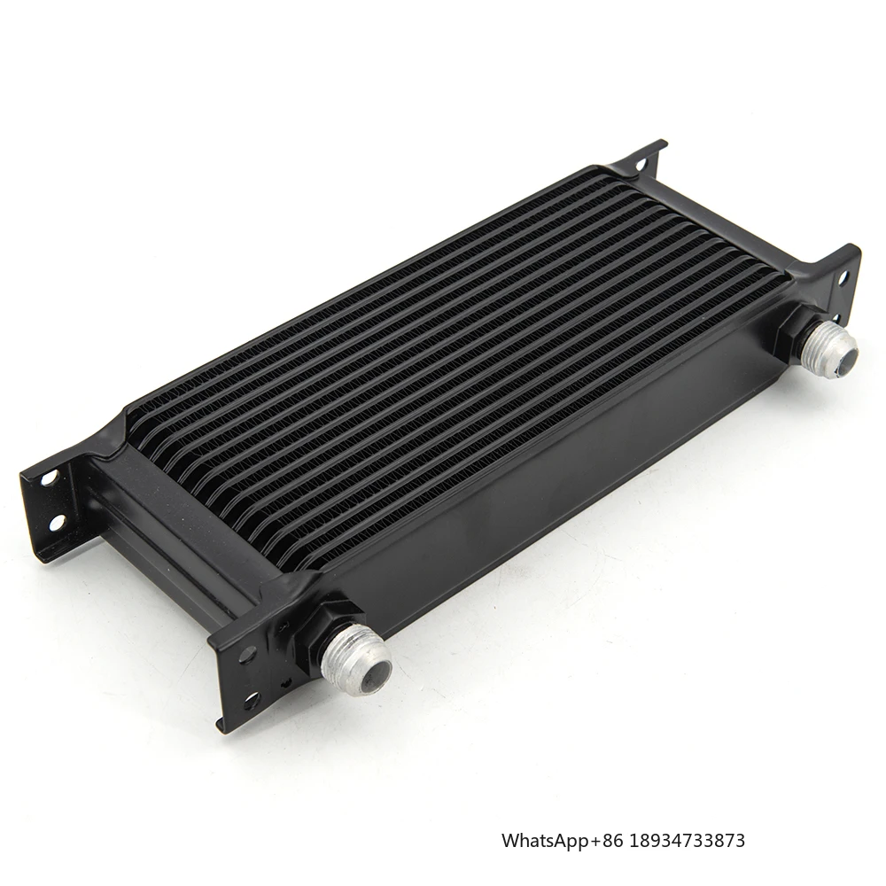 7/10/13/16/19/25/30 Rows AN10 Aluminum Radiator British Type Car Engine Oil Cooler Cooling Radiator Replacement Universal Cooler