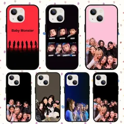 Kpop BABYMONSTER Phone Case For iPhone 11 12 13 Mini 13 14 Pro XS Max X 8 7 Plus SE XR Shell