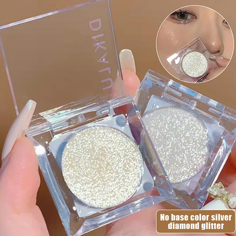 Monochromatic Eye Shadow Plate Girl Beginner Makeup Tray Sculpture Highlight Cosmetic Pearlescence Accessories