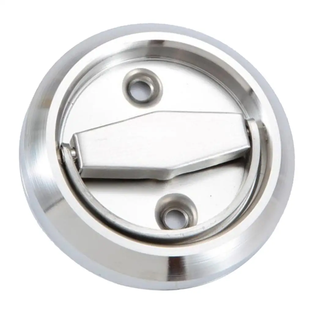 Brushed Stainless Steel Cabinet Pull Handle Invisible Knob for Wardrobe Dresser and Closet Doors