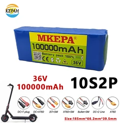 36V 100000mAh 36v Electric Scooter Battery Lithium Electric Scooter 500W Electric Scooter Battery 36v 10s2p Battery