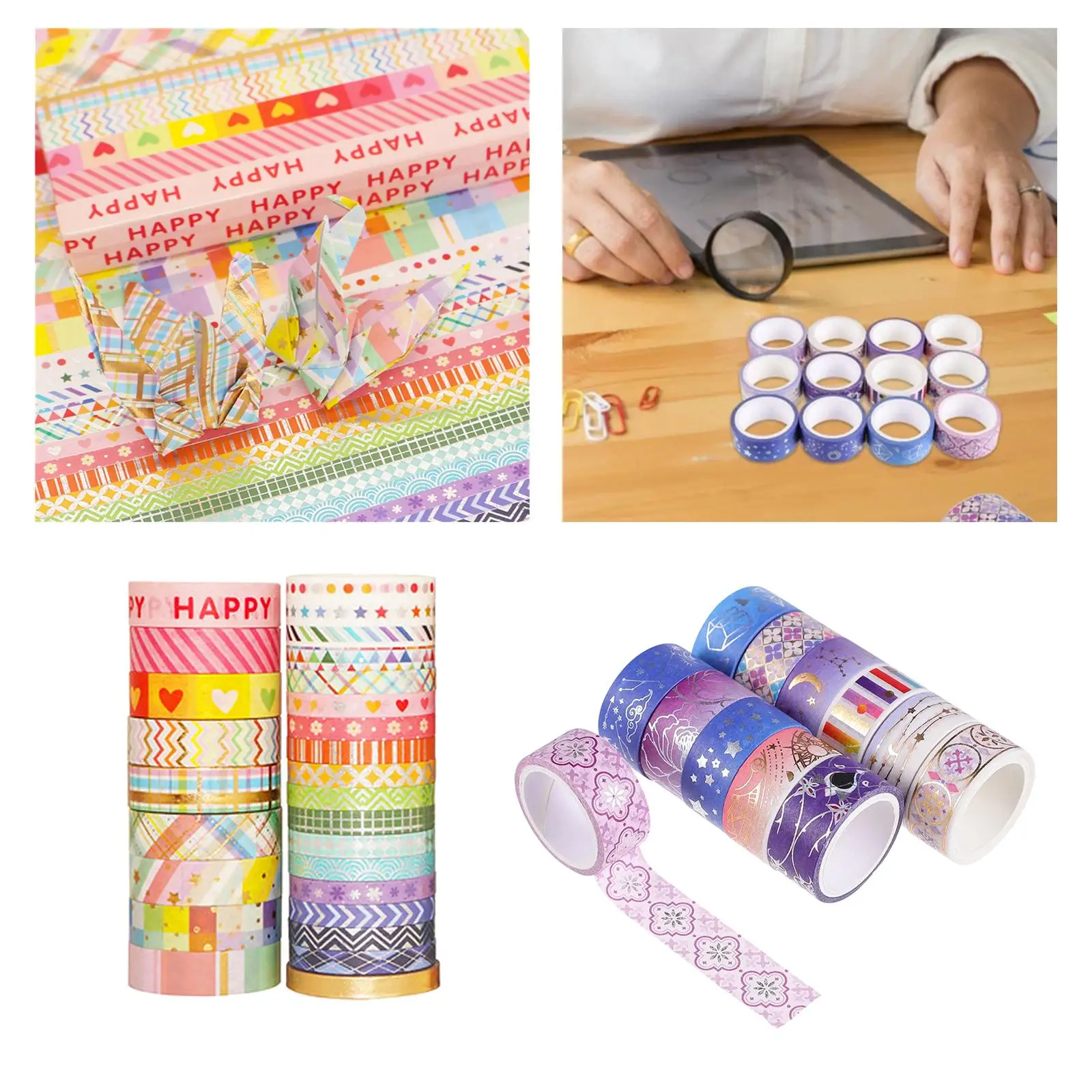 12/27X Gilding Washi Tape Adhesive Scrapbooking Photo Album Card Paper DIY