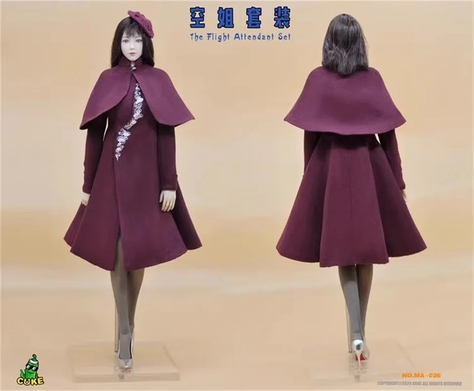 

MA-026 CUKE TOYS 1/6 The Flight Attendant Clothes Shoes Set Model Toy Accessories Fit 12'' Action Figure S18 Body In Stock