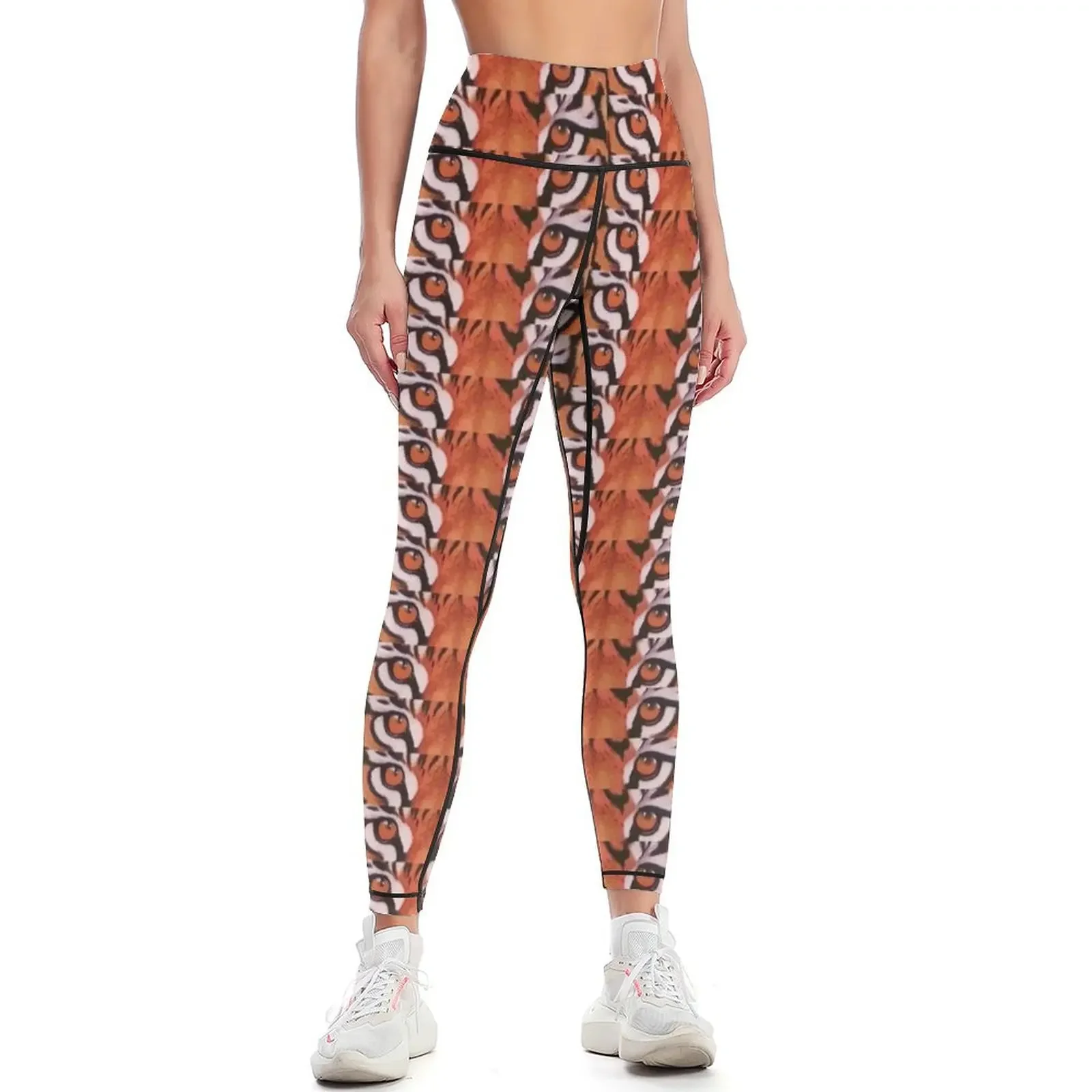 

Tigers Eyes of the tiger big cats wild animals Leggings Legging sexy woman sporty woman gym sports for gym Womens Leggings