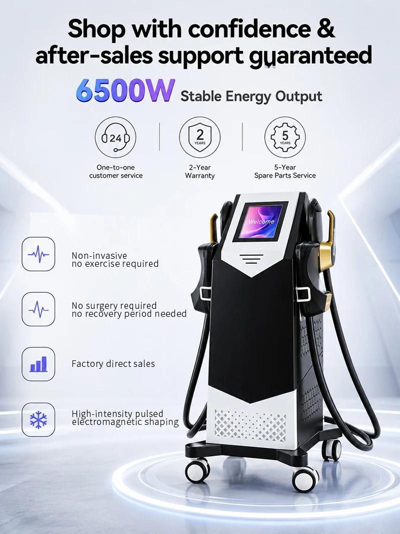 2026 RF EMSnova Body Sculpting Machine Electric 15 Tes 6500W 2/4/5 Handle Neo EMS Fat Burning Slimming Muscle Stimulator
