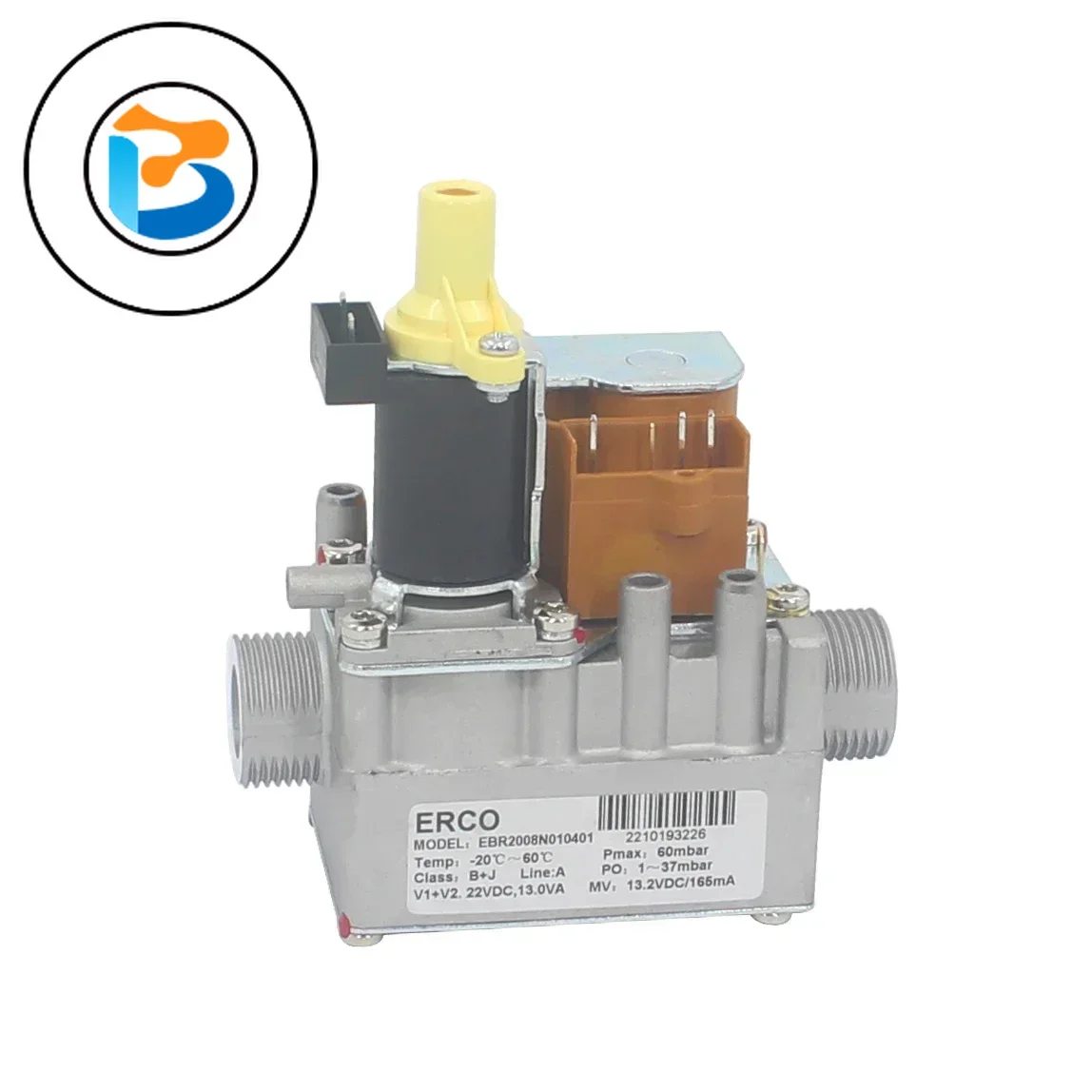 

ERCO EBR2008N010401 22 В постоянного тока 165 мА Газовый клапан Детали котла Газовый клапан