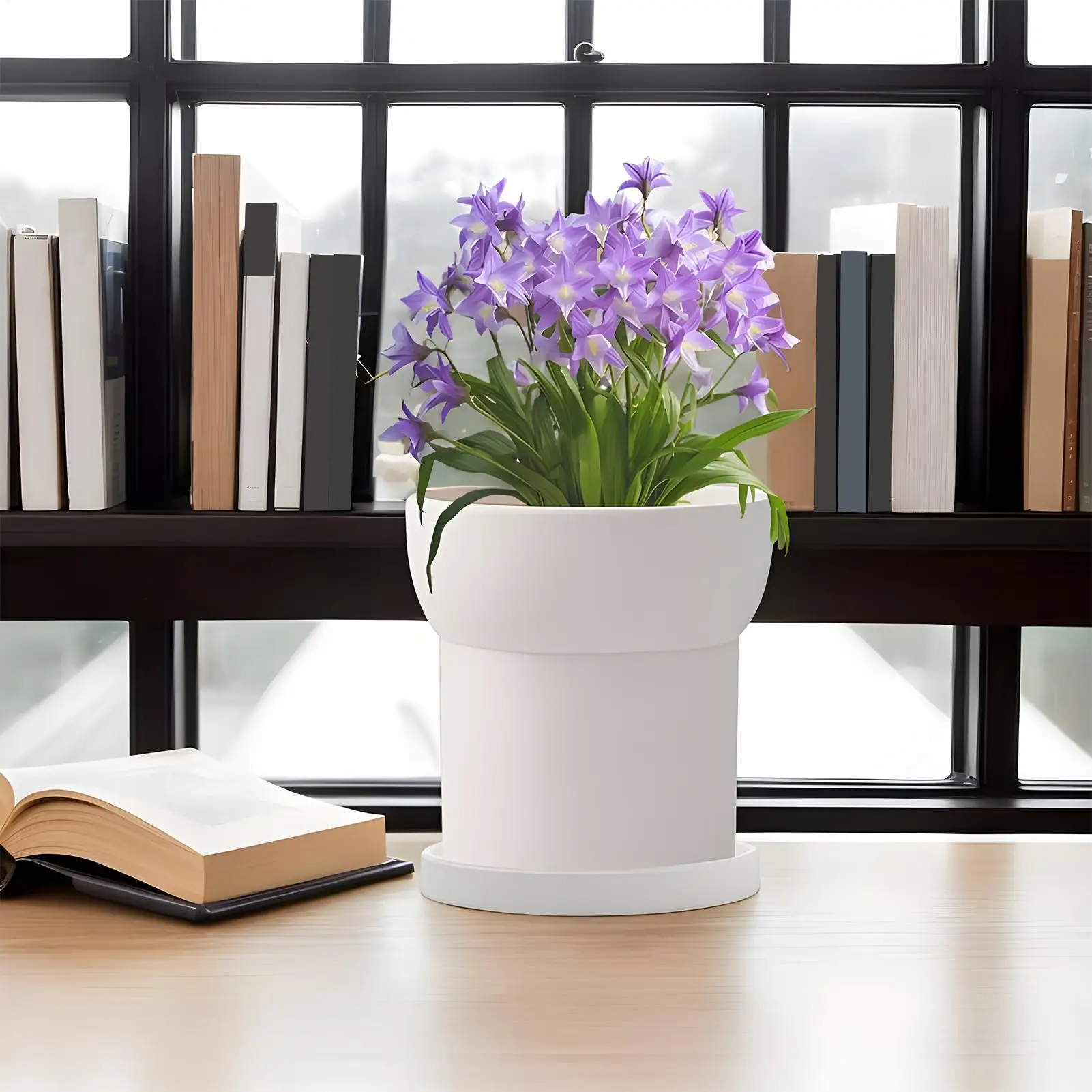 

Ceramic Flower Pot Decorative Ceramic Pots For Plants Glazed Houseplants Container With Draining Holes For Tabletop Floor Cactus