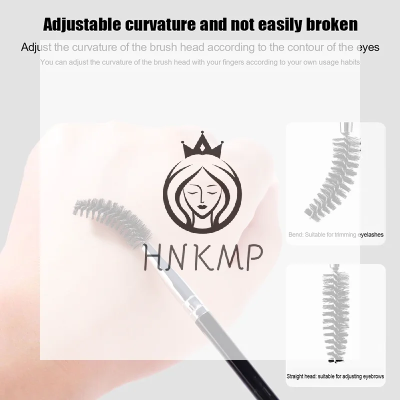 Double-ended Eyebrow Eyeliner Brush For Women Makeup Tools Eyelashes Brush Lash Curl Spiral Brush Angled Brow Powder Brushes