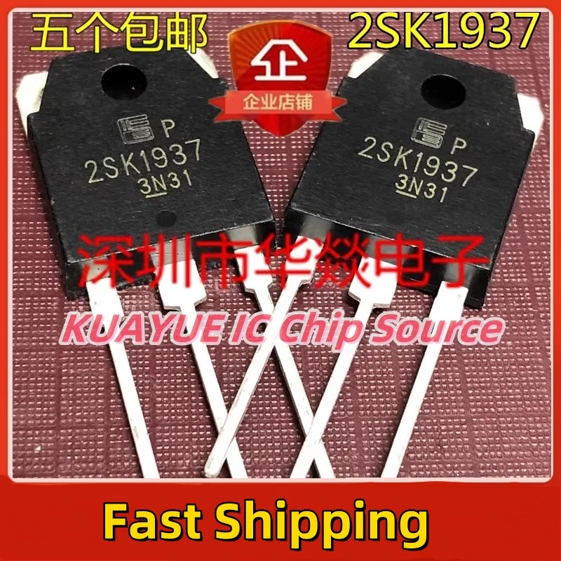 10PCS-30PCS  2SK1937  K1937  TO-3P   500V 15A   Fast Shipping Quality Guarantee