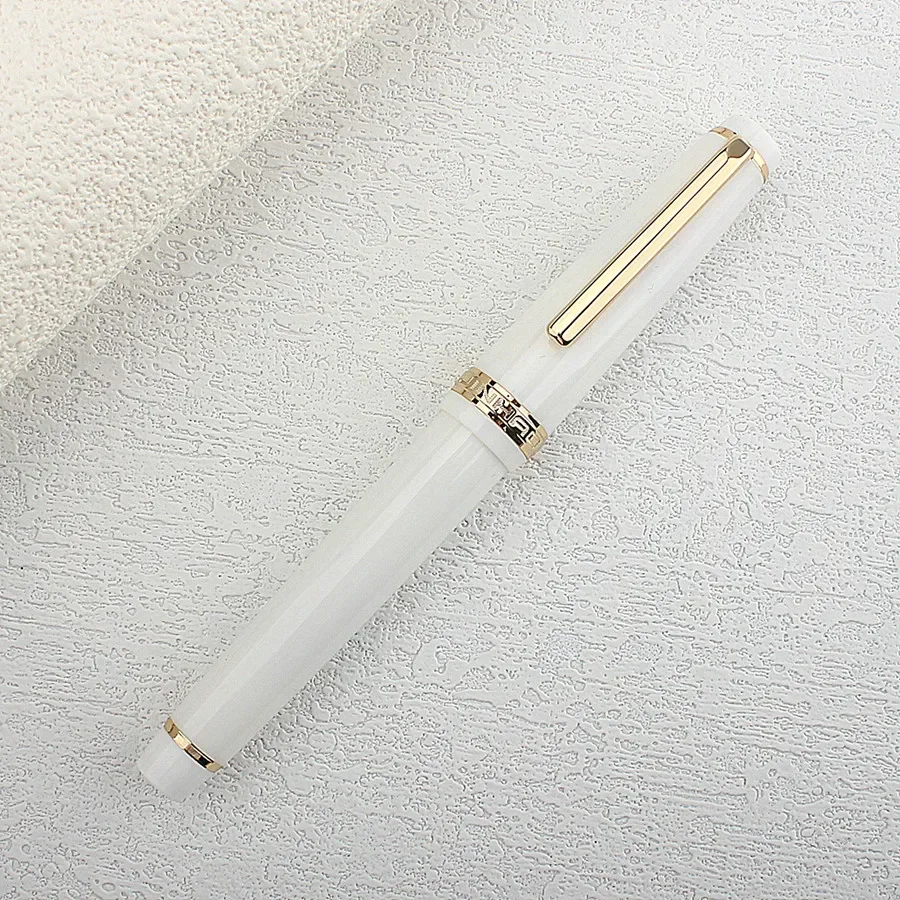JINHAO 82-Füllfederhalter, EF F M Feder, transparent, fluoreszierend, blaue Tinte, Stift, Business-Briefpapier, Büro, Schulbedarf, Stifte