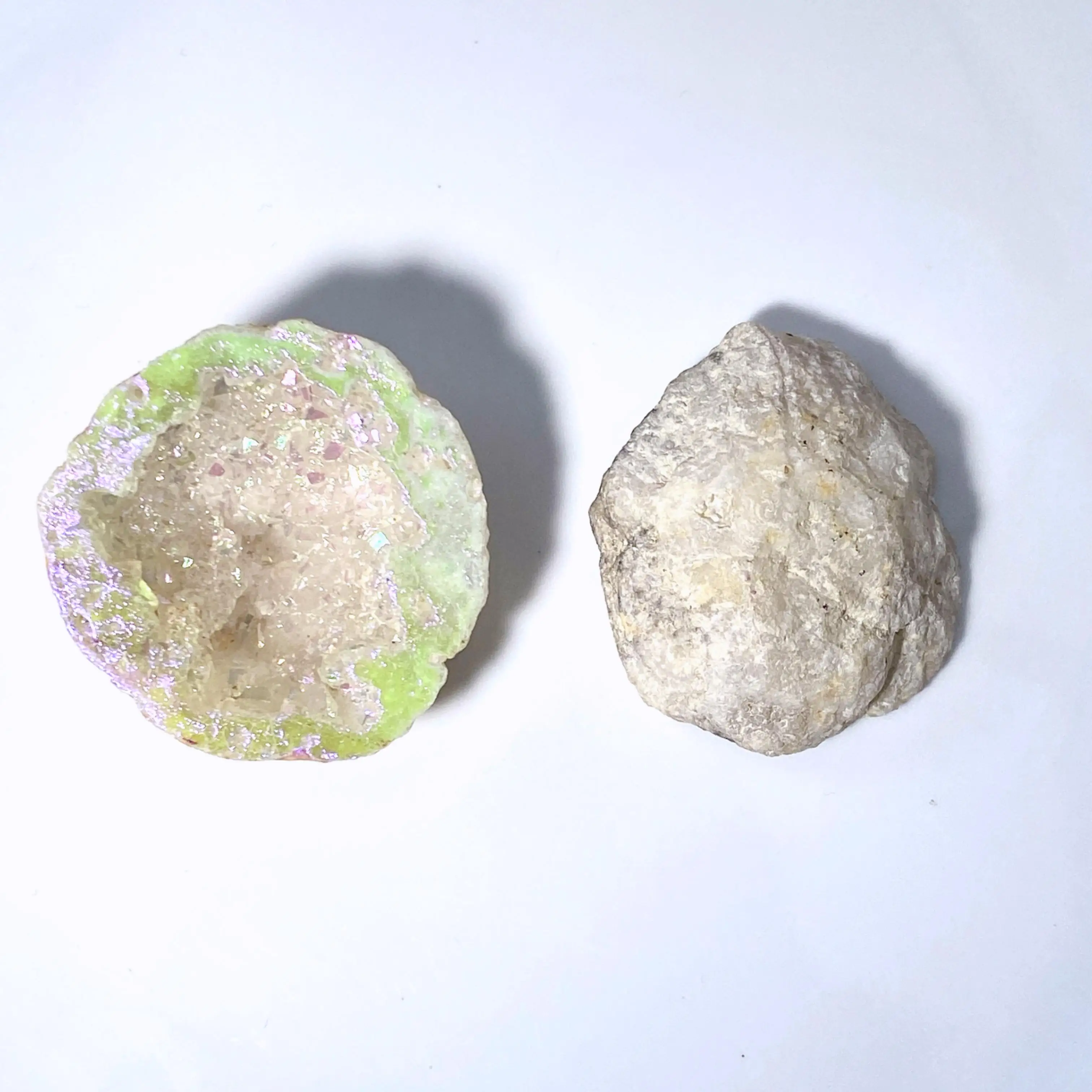 1PC High Quality Random Aura White Agate Raw Stone Natural Crystal Raw Stone,Gemstone Jewelry,Glitter, Healing crystal, Birthday
