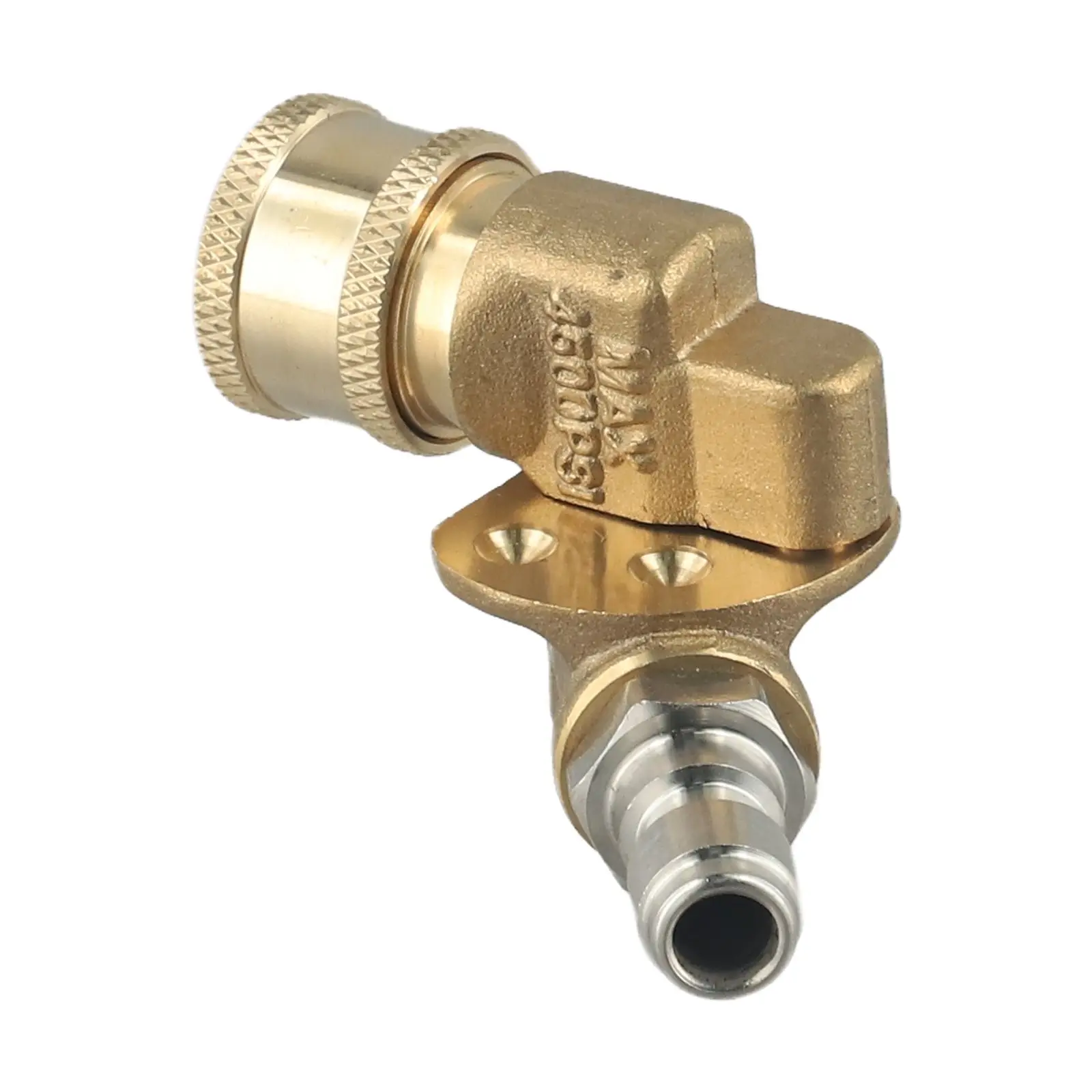 Alloy Pressure Washer Nozzle for 360 Degree Pivoting Coupler Fit with 12mm Quick Connector for Enhanced Cleaning Performance