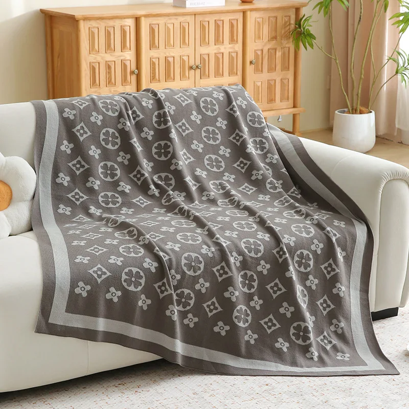 130x180 Plaid Imitation Cashmere Blanket - Super Soft Thick Winter Warm Fleece for Sofa Bed, Birthday Gift Scarf Shawl