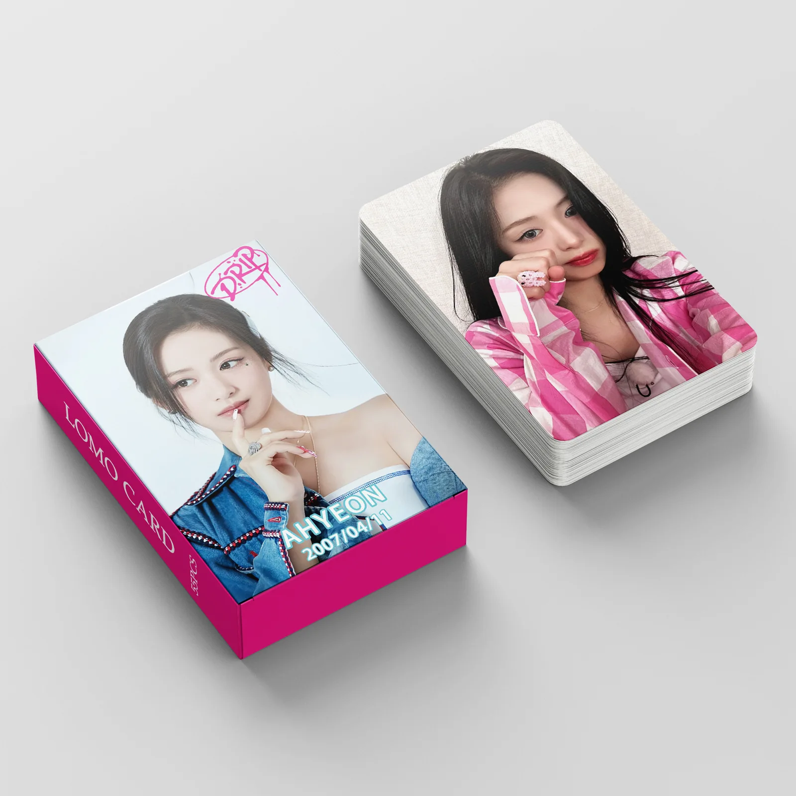 55Pcs/Set Kpop Babymonster AHYEON Ahyeon Drip Baby Monster Lomo Card Postcards Photocard For Fans Collection Gifts