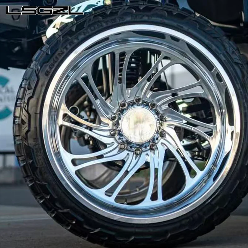 

LSGZL for Directional Forged Supersingle 6x139.7 8x200 18 20 22 24 26 Inches Aluminium Alloy Wheel Rims for Ford Chevrolet Car