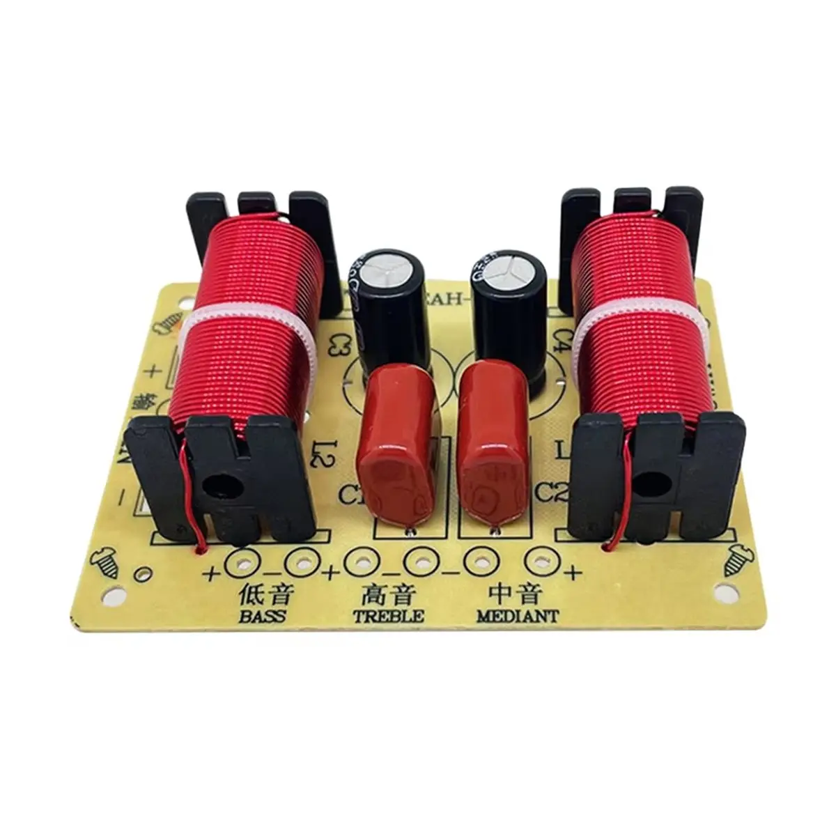A14M 150W 3 Way HiFi Speaker Frequency Divider Audio Crossover Filter Treble-Alto- Frequency Divider