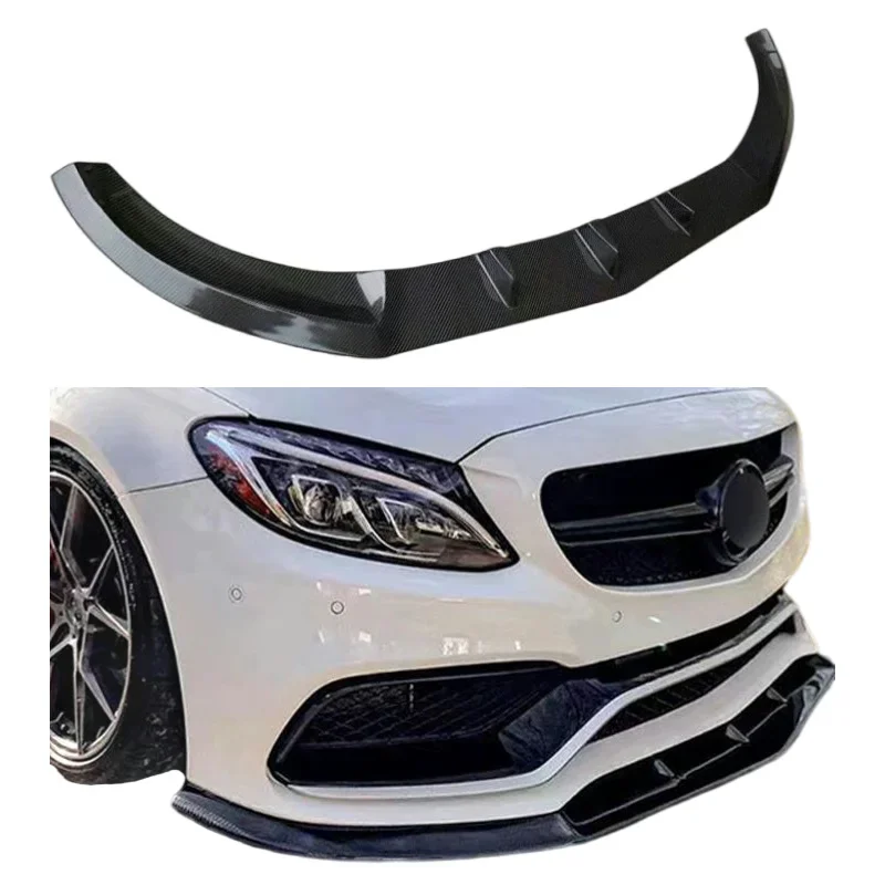

Car Accessories PSM style Carbon fiber Front lip spoiler For Mercedes-Benz W205 C63 2015-2021