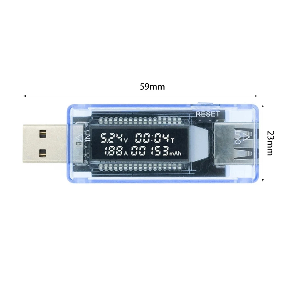 Misuratori di tensione capacità di corrente Tester della batteria USB Volt tensione di corrente caricatore medico Tester di capacità Tester banca di