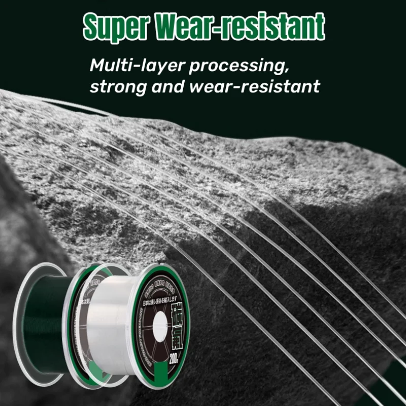 Japan TORAY Monofilament Nylon Fishing Line 200M Super Strong Fluorocarbon Coating Main Line Invisible Fast Sinking Carp Fishing image 4
