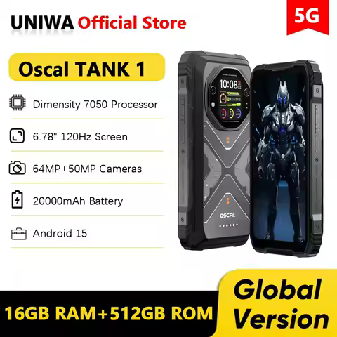 Blackview Oscal TANK 1 Rugged Smartphone Android 1...