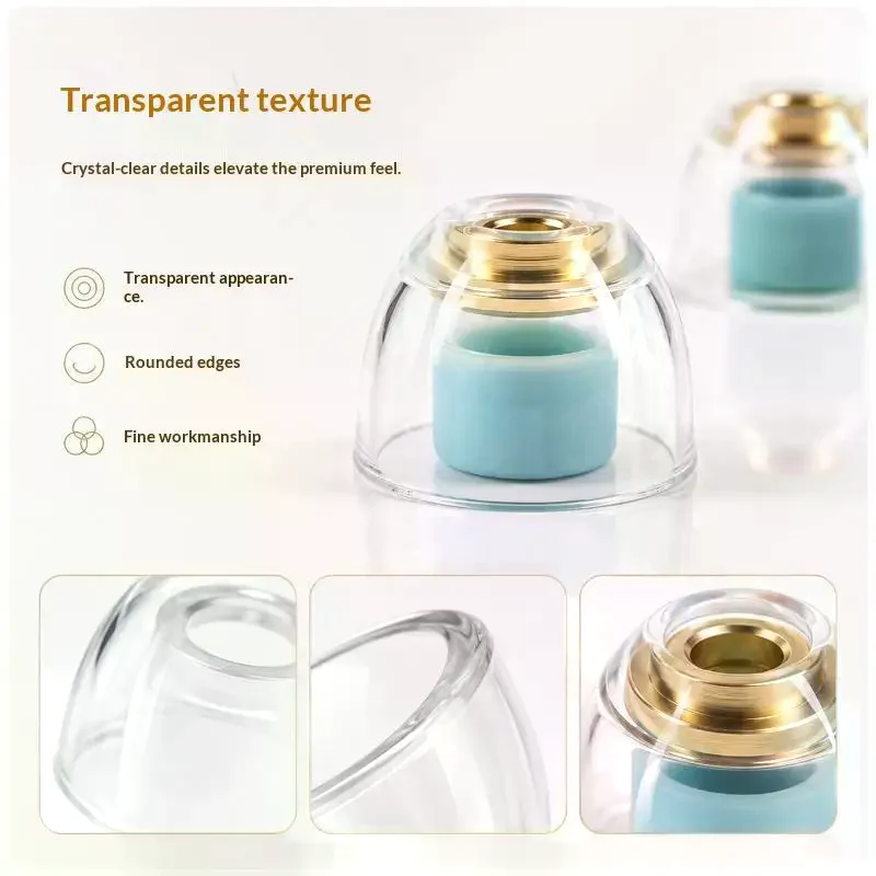 For Wf-1000xm6/5/4/3 Liquid Silicone Ear Tips Built-in Copper Acoustic Nozzle Core Noise Isolation Replacement For HiFi Gift