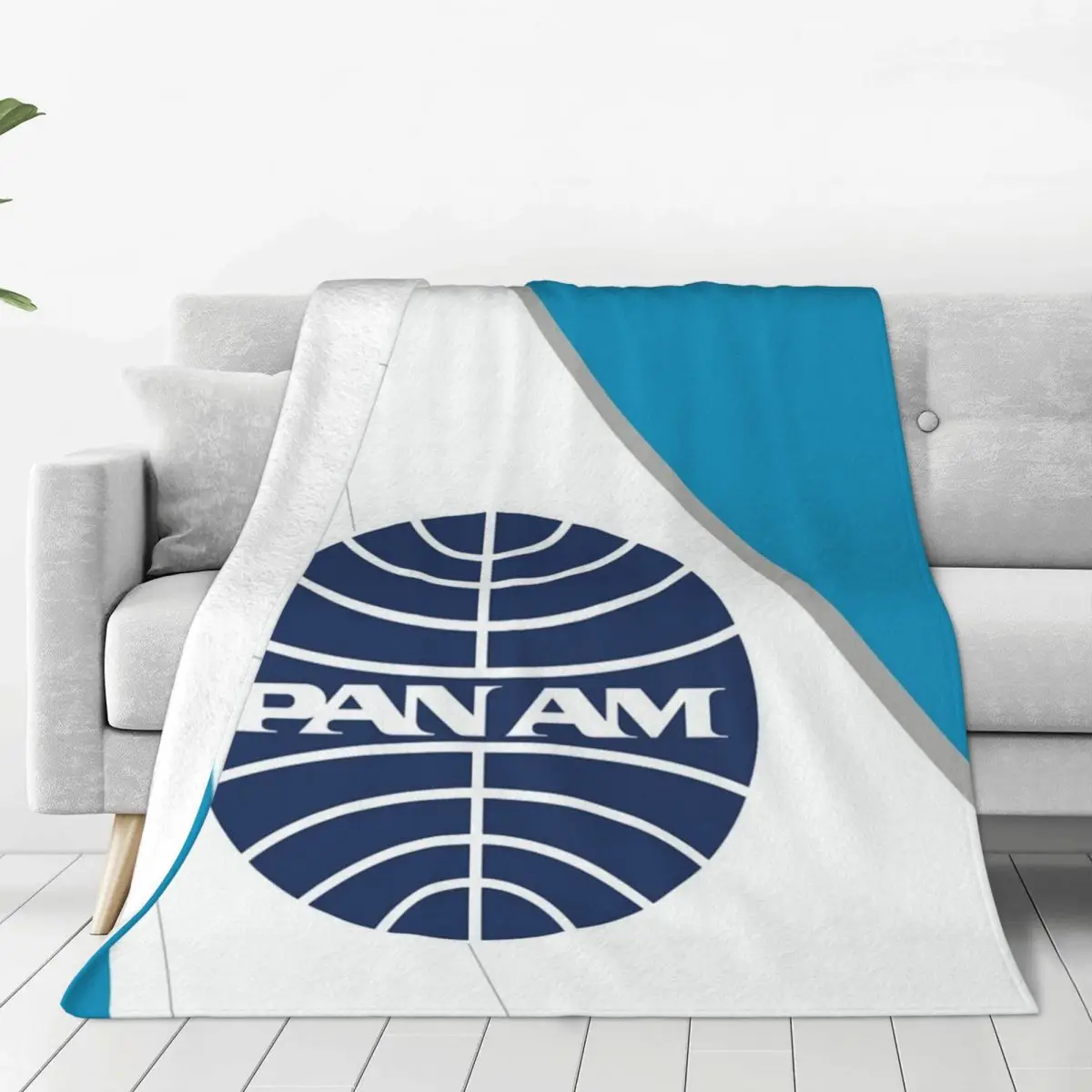 Pan Am Pan American Airways Four Seasons Universal Blanket Campsites Can Be Laid Halloween Gifts