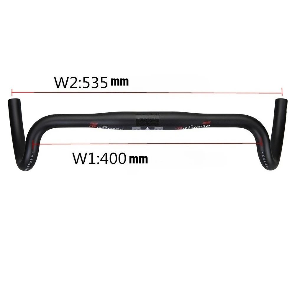 BUCKLOS Fahrrad Carbon-Lenker, 30 cm ° Integrierte Lenkrohre für Fahrräder, Aero-Bent-Bar Rennradlenker, Fahrradzubehör – Detail 8