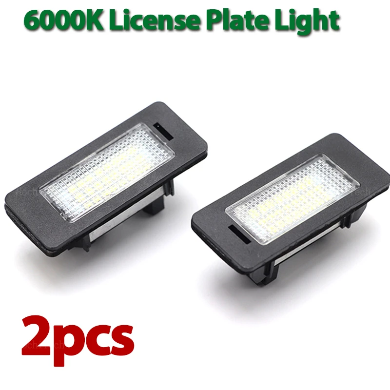 2Pcs Canbus Car LED Number License Plate Light for BMW 1 3 5 x Series E82 E88 E90 E91 E92 E93 E39 E60 E61 X5 E70 X6 E71