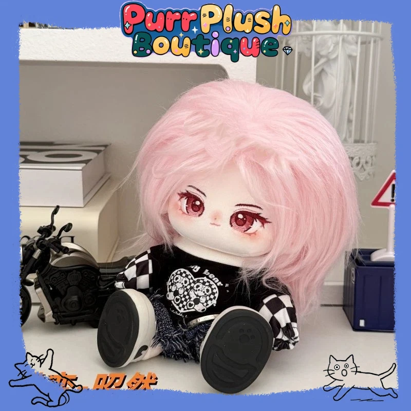 

20 см BL Кукла ERROR Джуди Розовые Фанаты Волос Мягкие Плюшевые Игрушки Одевание Хлопковая Кукла CP Die Bian Zhan Ran Отправьте друзьям Подарок Рождество