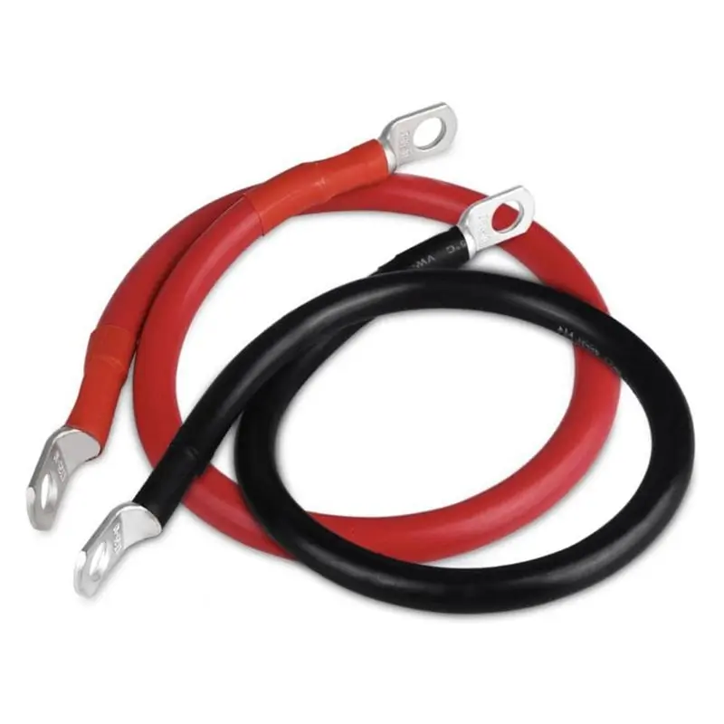

Кабель для аккумулятора LLCS 6AWG, 20 дюймов, комплект кабелей для инвертора с клеммами 3/8 дюйма