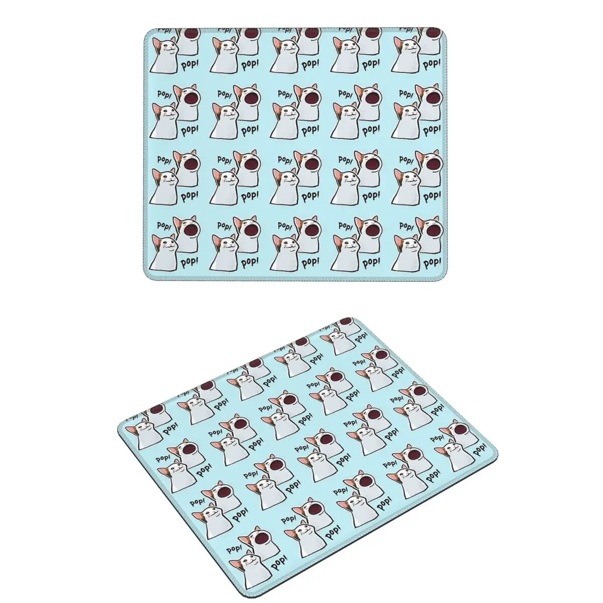 

Pop Cat Meme PopCat Popping Cat Mouse Pad Computer Keyboard Mouse Mat Gaming Laptop Desk Mat Office Table Mats
