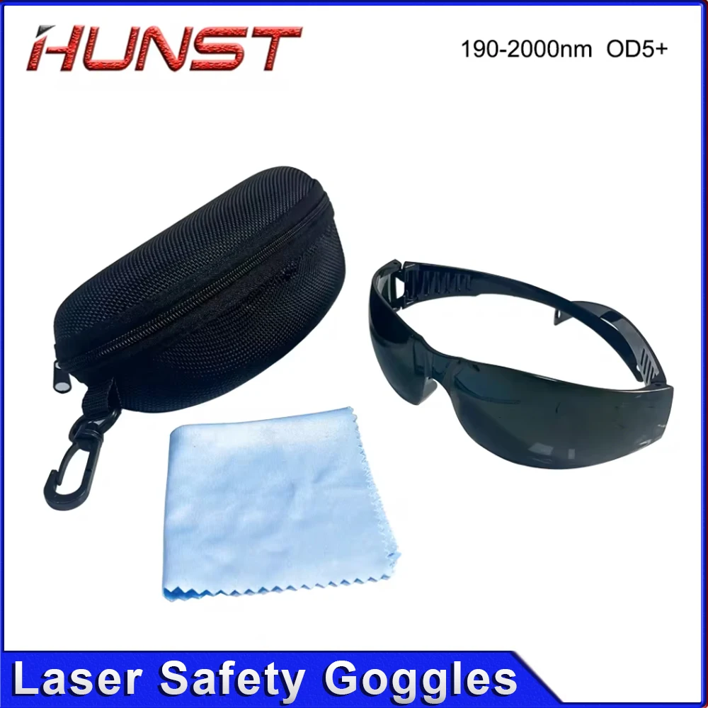 HUNST Laser Safety Glasses Hair Removal Beauty Dustproof Goggles UV Infrared FPV 190-2000nm Goggles Eye Protection Safety